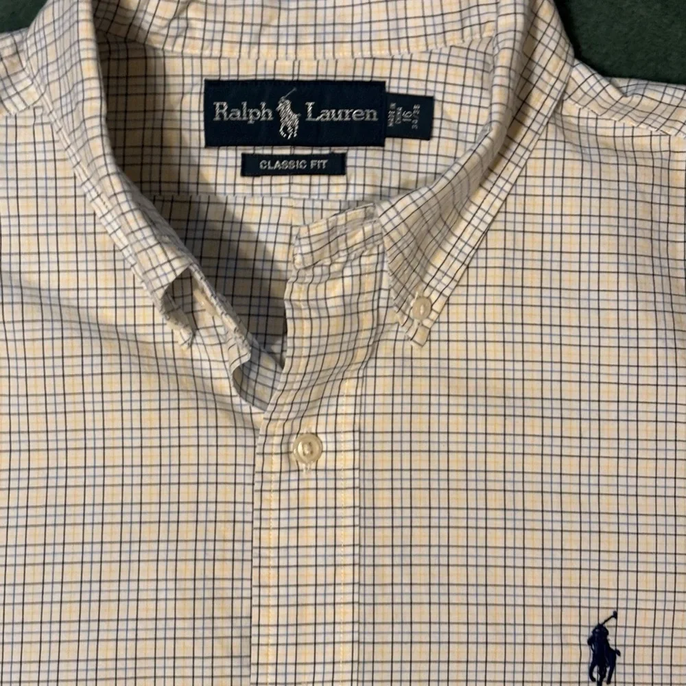 Polo Ralph Lauren L/S,Cotton, Button Down Shirt, Size: 16 <33/34> (4408) - Picture 7 of 9